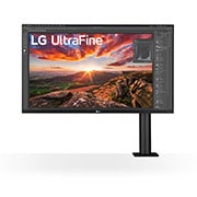 Front view of 32” UltraFine Ergo Monitor with UHD 4K IPS Display 32UN880-B